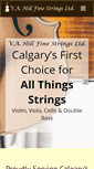 Mobile Screenshot of hillsfinestrings.com