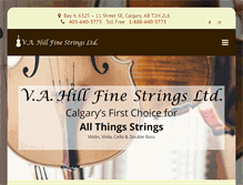 Tablet Screenshot of hillsfinestrings.com